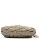Miu Miu Matelasse Lux Napa Leather Grey Coffer Hobo Bag