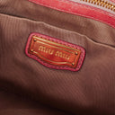 Miu Miu Matelasse Lux Rosa Leather Tote Bag