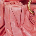 Miu Miu Matelasse Lux Rosa Leather Tote Bag