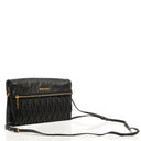 Miu Miu Matelasse Napa Nero Black Crossbody Clutch Bag