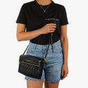 Miu Miu Matelasse Napa Nero Black Crossbody Clutch Bag