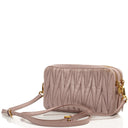 Miu Miu Matelasse Nappa Leather Mughetto Crossbody Clutch Bag
