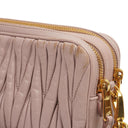 Miu Miu Matelasse Nappa Leather Mughetto Crossbody Clutch Bag