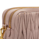 Miu Miu Matelasse Nappa Leather Mughetto Crossbody Clutch Bag