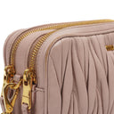 Miu Miu Matelasse Nappa Leather Mughetto Crossbody Clutch Bag