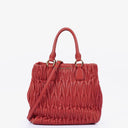 Miu Miu Matelasse Pink Leather Satchel Bag