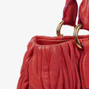 Miu Miu Matelasse Pink Leather Satchel Bag