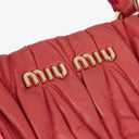 Miu Miu Matelasse Pink Leather Satchel Bag