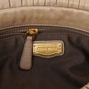 Miu Miu Plisse Studded Matelassé Bag