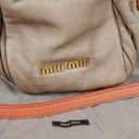 Miu Miu Plisse Studded Matelassé Bag