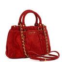 Miu Miu Rosso Camoscio Small Satchel Bag