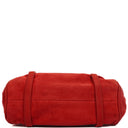 Miu Miu Rosso Camoscio Small Satchel Bag