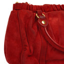 Miu Miu Rosso Camoscio Small Satchel Bag