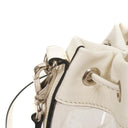 Miu Miu Transparent Drawstring White Bianco Bucket Bag