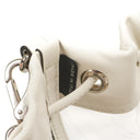 Miu Miu Transparent Drawstring White Bianco Bucket Bag