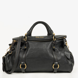 Borsa a Tracolla Miu Miu Vitello Nera con Fiocco