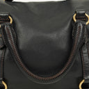 Miu Miu Vitello Black Bow Satchel Bag