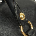 Miu Miu Vitello Black Bow Satchel Bag