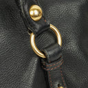 Miu Miu Vitello Black Bow Satchel Bag