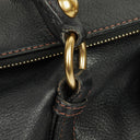 Miu Miu Vitello Black Bow Satchel Bag