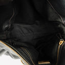 Miu Miu Vitello Black Bow Satchel Bag