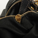 Miu Miu Vitello Black Bow Satchel Bag