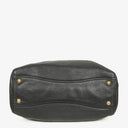 Miu Miu Vitello Black Caribu Leather Tote Bag