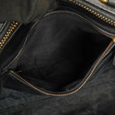 Miu Miu Vitello Black Caribu Leather Tote Bag