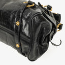 Miu Miu Vitello Black Small Bow Satchel Bag