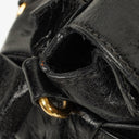 Miu Miu Vitello Black Small Bow Satchel Bag
