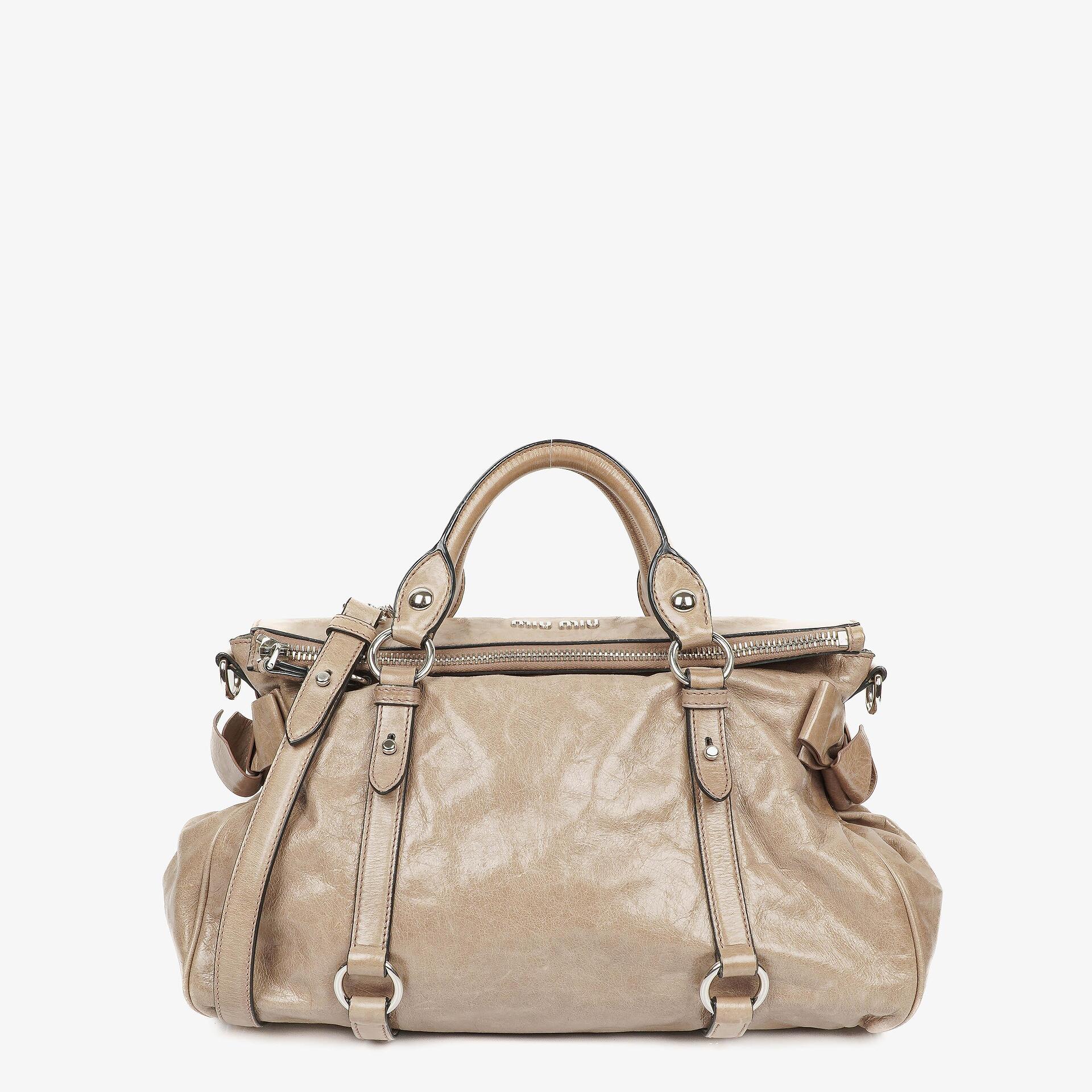 Miu Miu Vitello Bow Satchel Bag