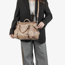 Miu Miu Vitello Bow Satchel Bag