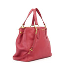 Miu Miu Vitello Caribu Pink Leather Tote Bag