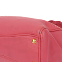 Miu Miu Vitello Caribu Pink Leather Tote Bag