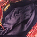 Miu Miu Vitello Lux Amaranto Satchel Bag