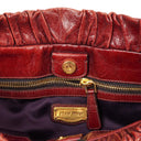 Miu Miu Vitello Lux Amaranto Satchel Bag
