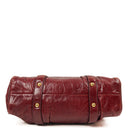 Miu Miu Vitello Lux Amaranto Satchel Bag