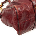 Miu Miu Vitello Lux Amaranto Satchel Bag