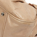 Miu Miu Vitello Lux Beige Satchel Bag
