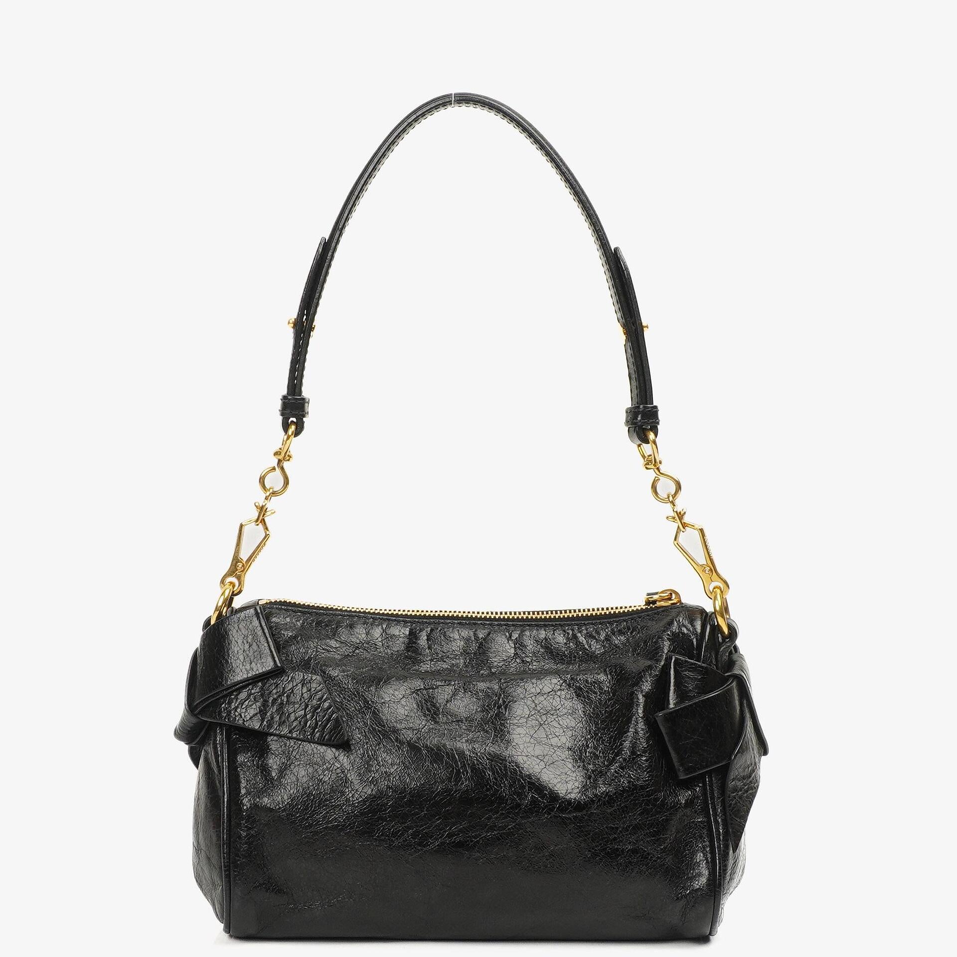 Miu Miu Vitello Lux Black Bow Bag – plamexs Miu Miu Vitello Lux Black Bow Bag – plamexs