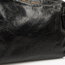 Miu Miu Vitello Lux Black Bow Bag