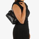 Miu Miu Vitello Lux Black Bow Bag
