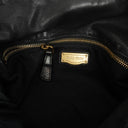 Miu Miu Vitello Lux Black Bow Satchel Bag