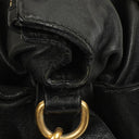 Miu Miu Vitello Lux Black Bow Satchel Bag
