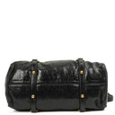 Miu Miu Vitello Lux Black Bow Satchel Bag