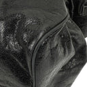 Miu Miu Vitello Lux Black Bow Satchel Bag