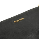 Miu Miu Vitello Lux Black Mini Bow Satchel Bag