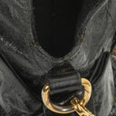 Miu Miu Vitello Lux Black Mini Bow Satchel Bag