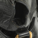 Miu Miu Vitello Lux Black Mini Bow Satchel Bag