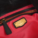 Miu Miu Vitello Lux Black Satchel Bag